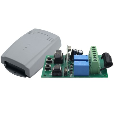 Fixed Code Universal 2-Channel Remote Control Switch Receiver Motor