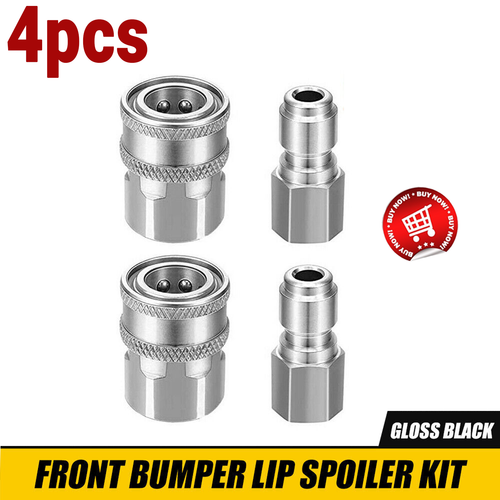 Pressure cleaning of stainless steel male and female quick connector kit 3/8inch