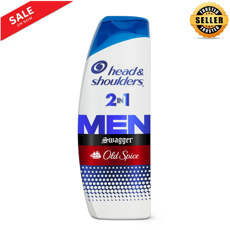 Head and Shoulders Mens 2 in 1 Dandruff Shampoo and Conditioner Old Spice 12.5Oz