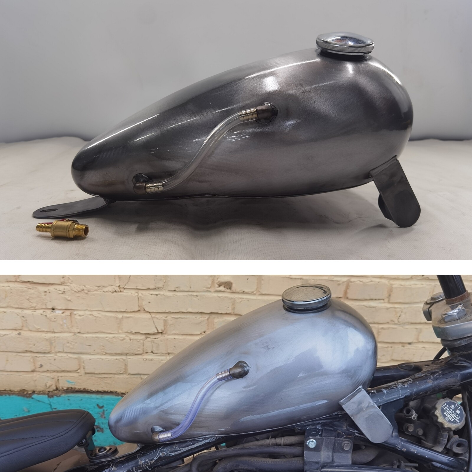 For Honda Steed 400 600 Shadow VLX600 VT600 8L Motorcycle Petrol