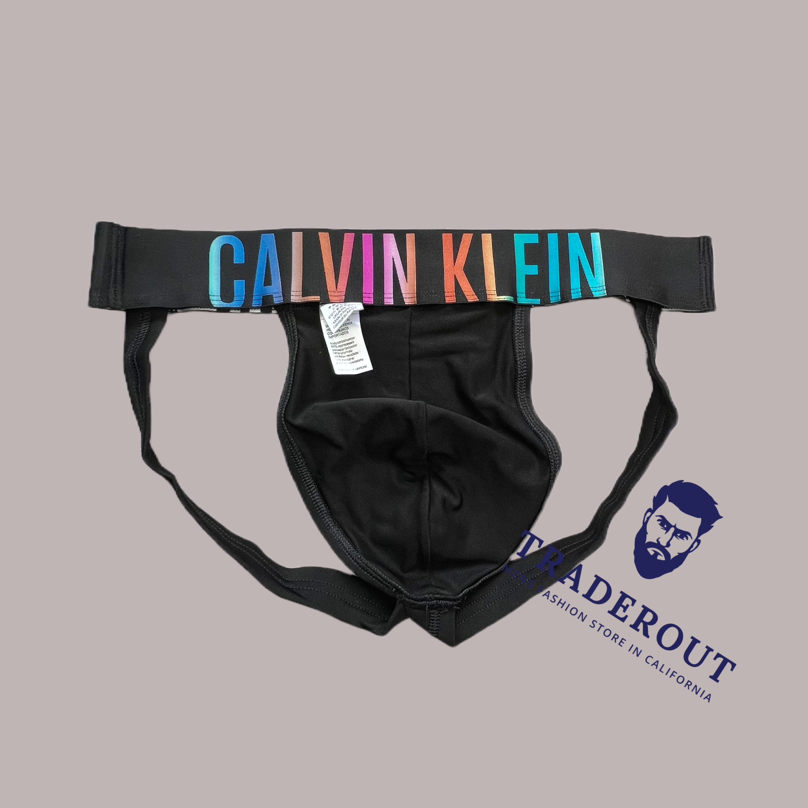 Calvin Klein CK men black intense power PRIDE jock jockstrap underwear S M L XL