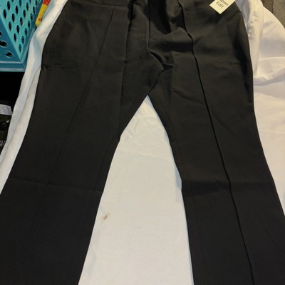Black Boot Cut Dress Slacks By  OPEN EDIT. Sz 3X