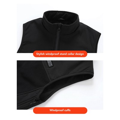 Heated Vest 3 Levels 13 Zones Intelligent Temperature Control USB Powered St