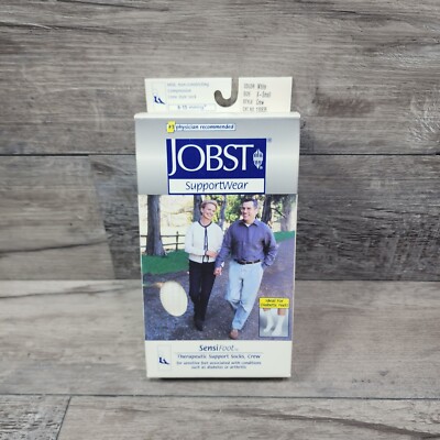 Jobst SensiFoot Therapeutic Support Crew Socks Diabetic Feet X-Small New Sealed
