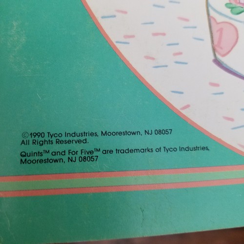 Quints Paper Doll Book Vintage Golden Book 1990