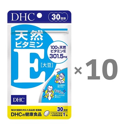 DHC Natural vitamin E supplement low-calorie Keeps young Japan 300Day 300tablet