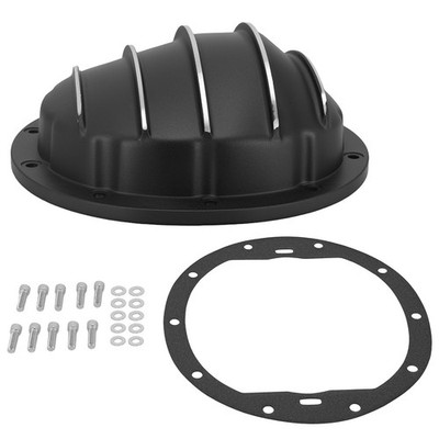 New Cast Aluminum Black Differential Cover 10 Bolt 8.5