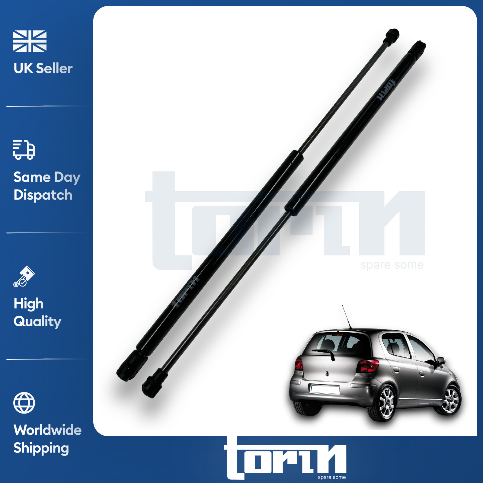 2X Tailgate Boot Gas Struts Fits Toyota Yaris Hatchback P1 1999-2005 6895009110