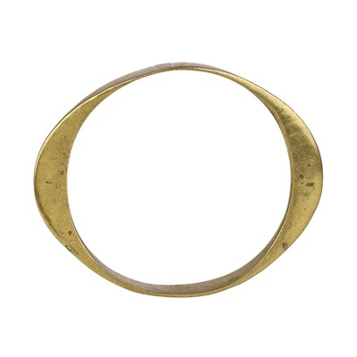 Vintage Jack Boyd Bronze Oval Bangle Bracelet