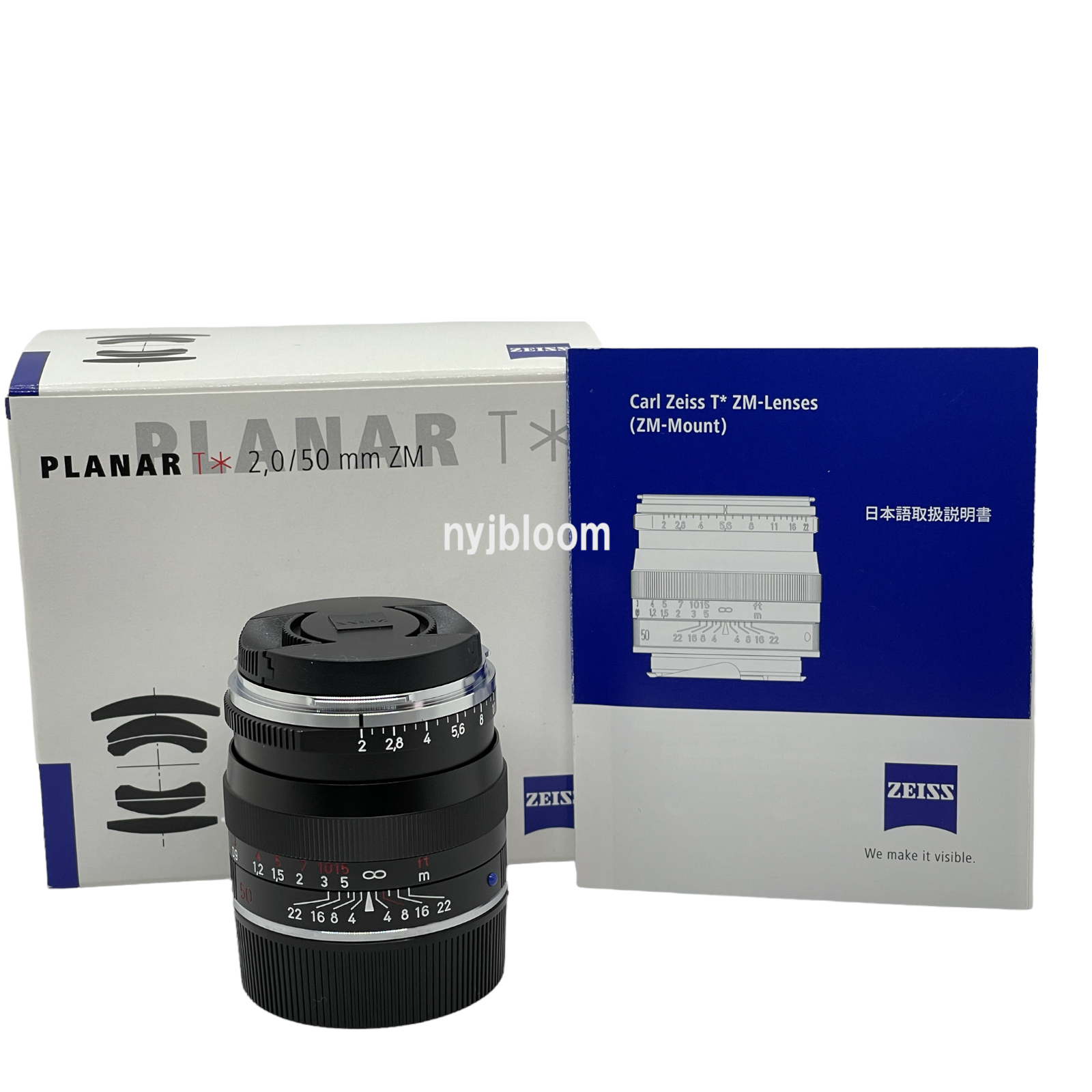 New ZEISS Planar T * 50mm f2 ZM for Leica M Lens - Black New ZEISS Planar T * 50mm f2 ZM for Leica M Lens - Black