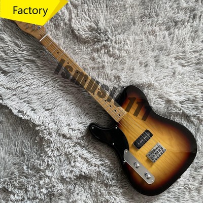 Factory Sunburst Solid Body TL Electric Guitar 6 Strings P90 Pickups Maple Neck