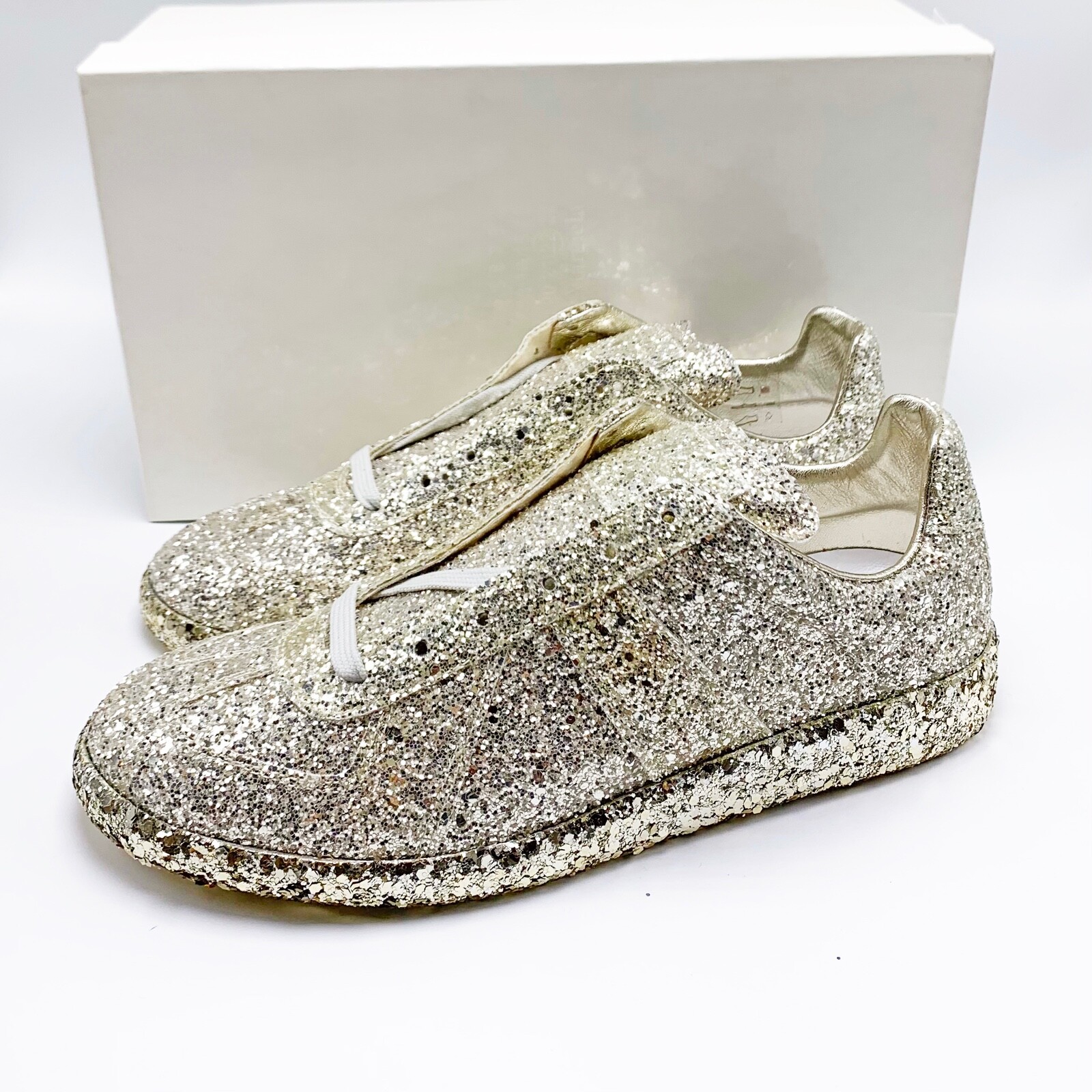 $725 Maison Margiela Sparkling Glitter Low Top Replica $725 Maison Margiela Sparkling Glitter Low Top Replica