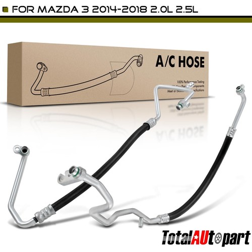 A/C Refrigerant Suction and Discharge Assembly for Mazda 3 2014 2015 2016-2018