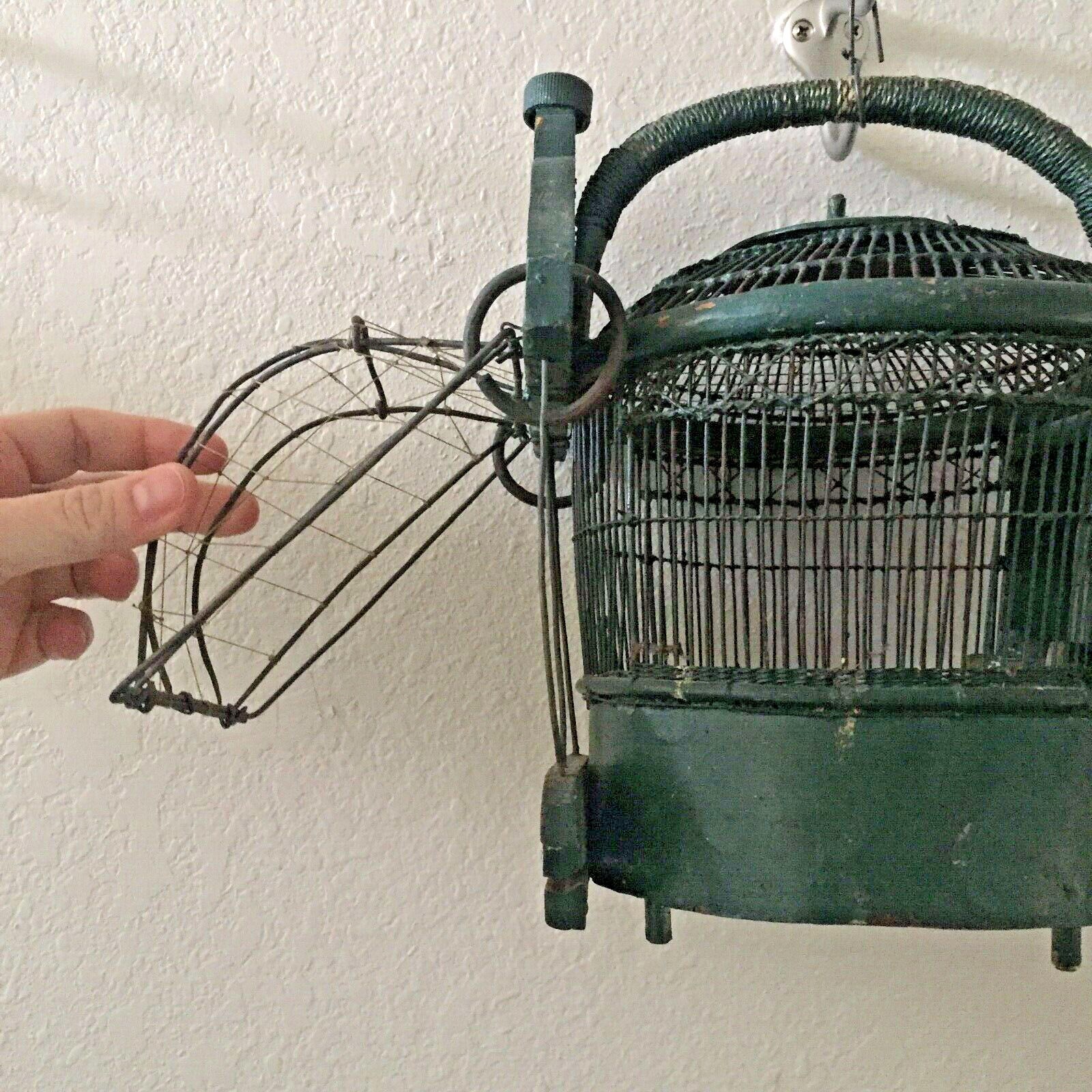 Primitive - Indonesian Handmade Antique Rustic Bird Cage, Trap - 100+ Years Old!