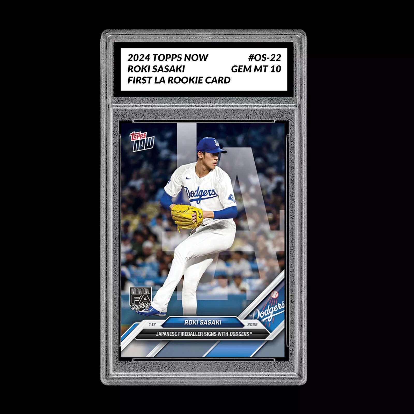 完全美品ドジャースLA 佐々木朗希ルーキーカード3枚セット