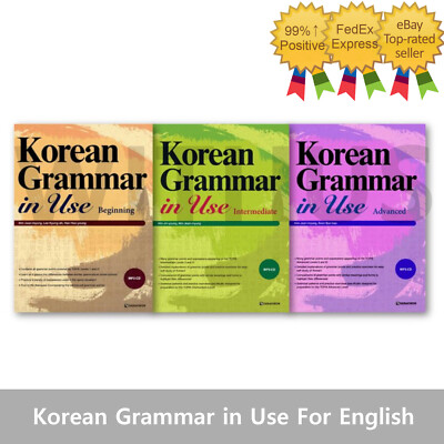 Korean Grammar in Use Beginning to Early Intermediate + Intermediate + Advanced