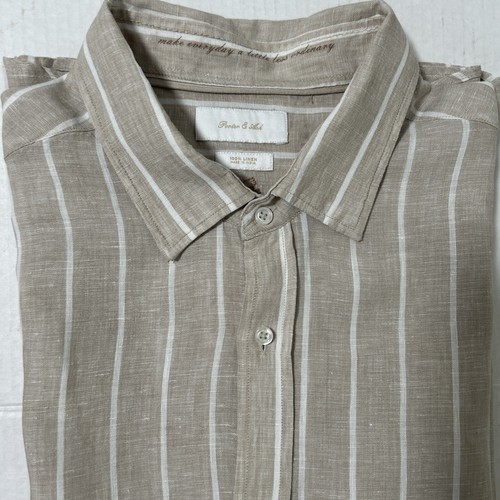 トップス PORTER CLASSIC R-UP LINEN COTTON SHIRTS PORTER CLASSIC R-UP LINEN COTTON SHIRTS
