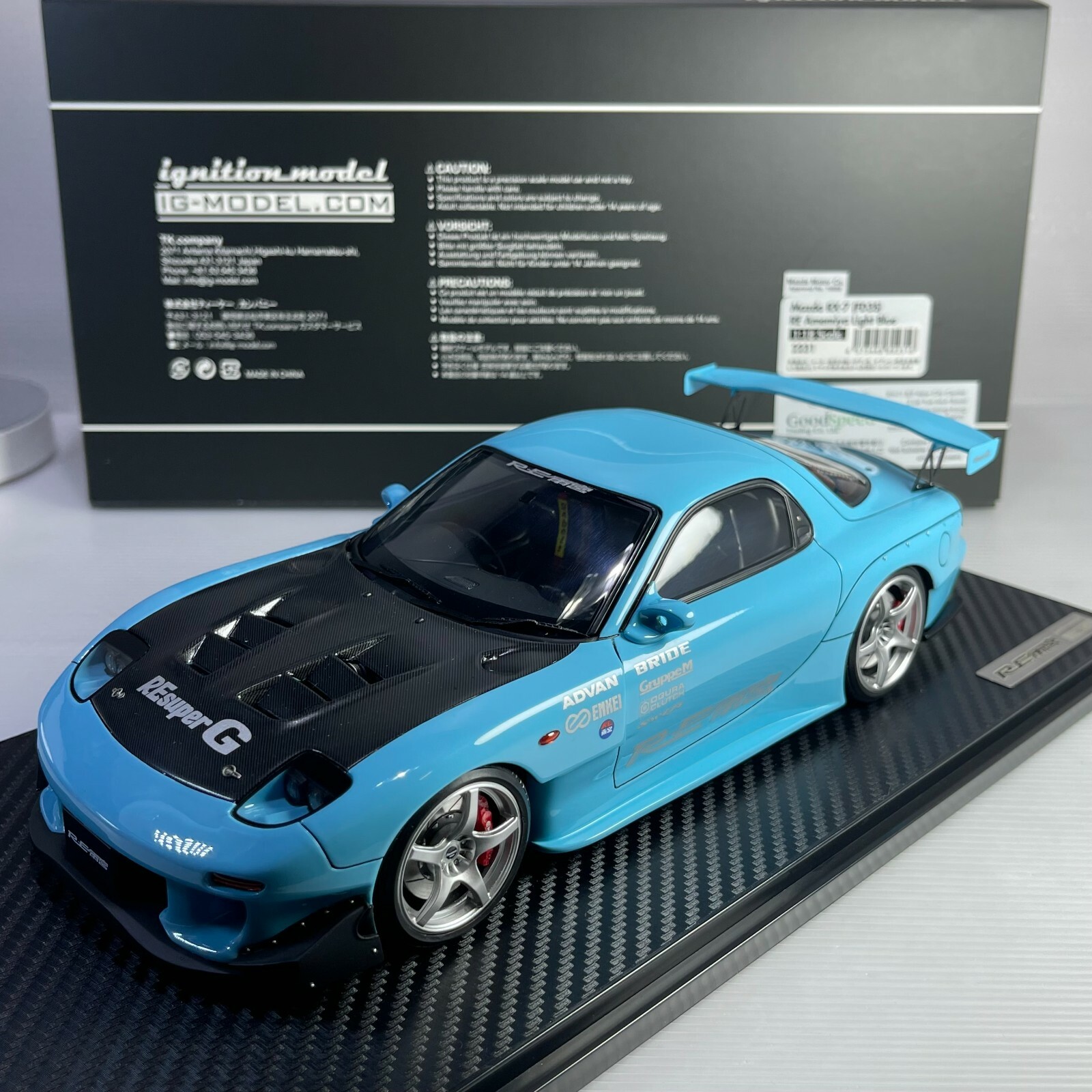 1/18 IG ignition #IG2231 MAZDA RX-7 (FD3S) RE Amemiya Light 1/18 IG ignition #IG2231 MAZDA RX-7 (FD3S) RE Amemiya Light