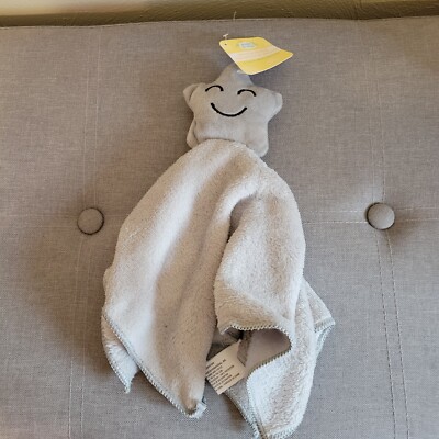 Angel Of Mine Gray Star Lovey Security Blanket NWT