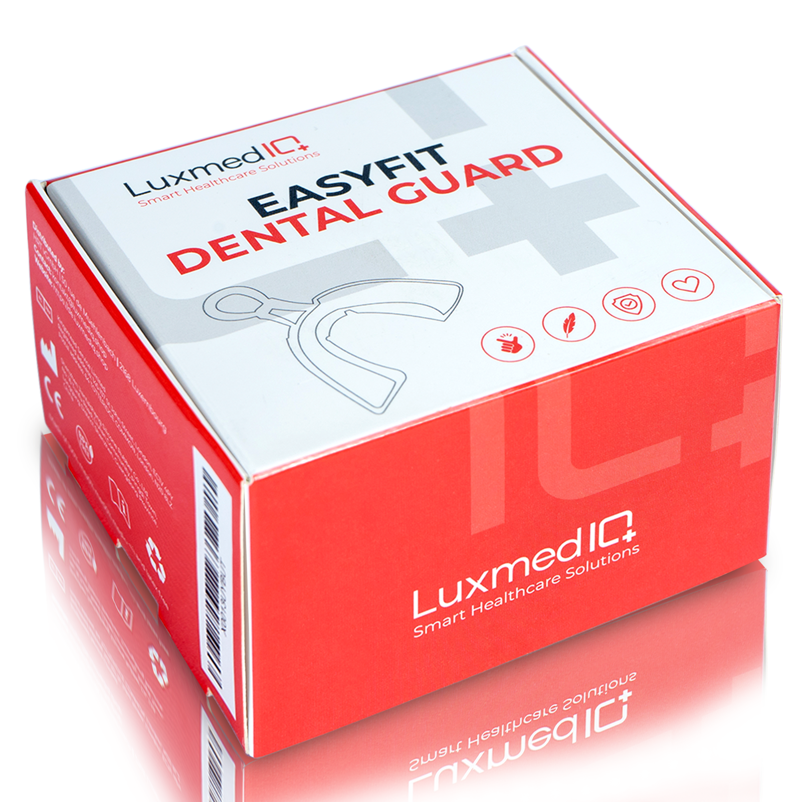 LuxmedIQ® EasyFit Aufbissschiene (2 Stk) inkl. Aufbewahrungsbox - CE - BPA frei