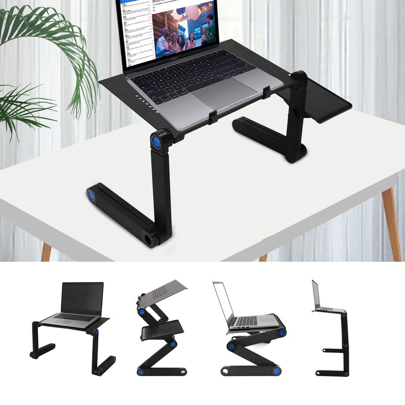 Faltbar Tragbar Laptoptisch Notebook Tisch Schreibtisch Laptop Stand Halterung