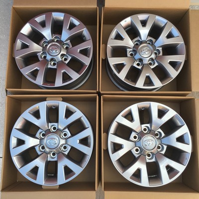 2016 Toyota Tacoma 16quot Wheels Alloy Rims OEM  Set of 4 w Center Caps and Lugs