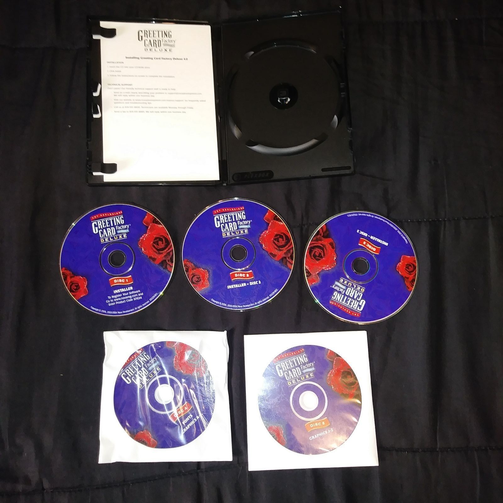 Greeting Card Factory Deluxe Version 4 PC Older Version