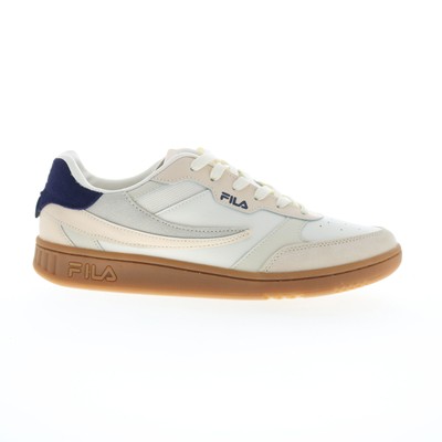 Стильные кроссовки Fila Sizzo 1TM02033-422 мужские бежевые кожаные кроссовки на шнуровке