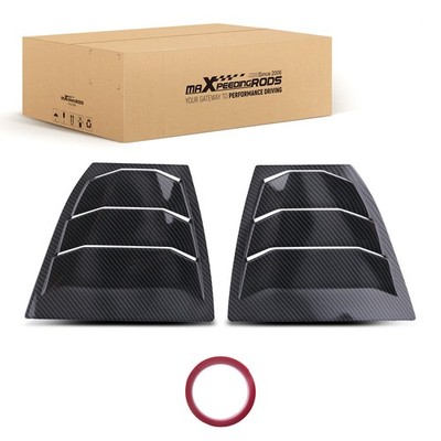 Side Vent Window Scoop Louver for Mazda 3 Axela 2014-2018 Carbon Fiber Look