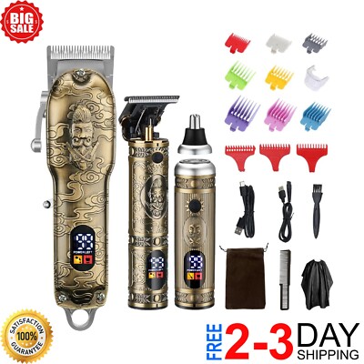 Maquina De cortar Cabello Pelo Set Máquinas Profesional Cortapelos Para Hombres