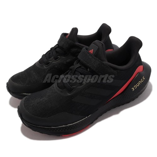 Adidas EQ21 Run EL K Black Red Strap Junior Kids Женские кроссовки GZ5399