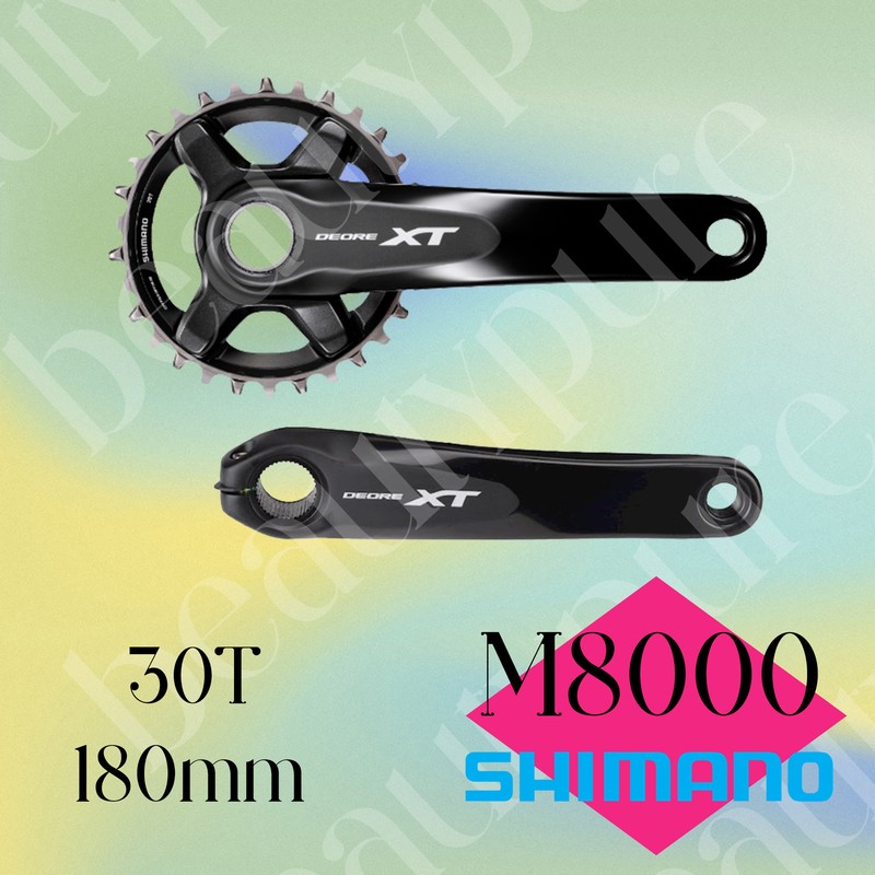 OEM Shimano XT FC-M8000 1x11 speed 30T 180mm crankset without BB