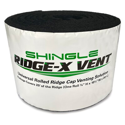 SHINGLE RIDGEX VENT RESIDENTIAL ROOFING VENTILATION SOLUTION