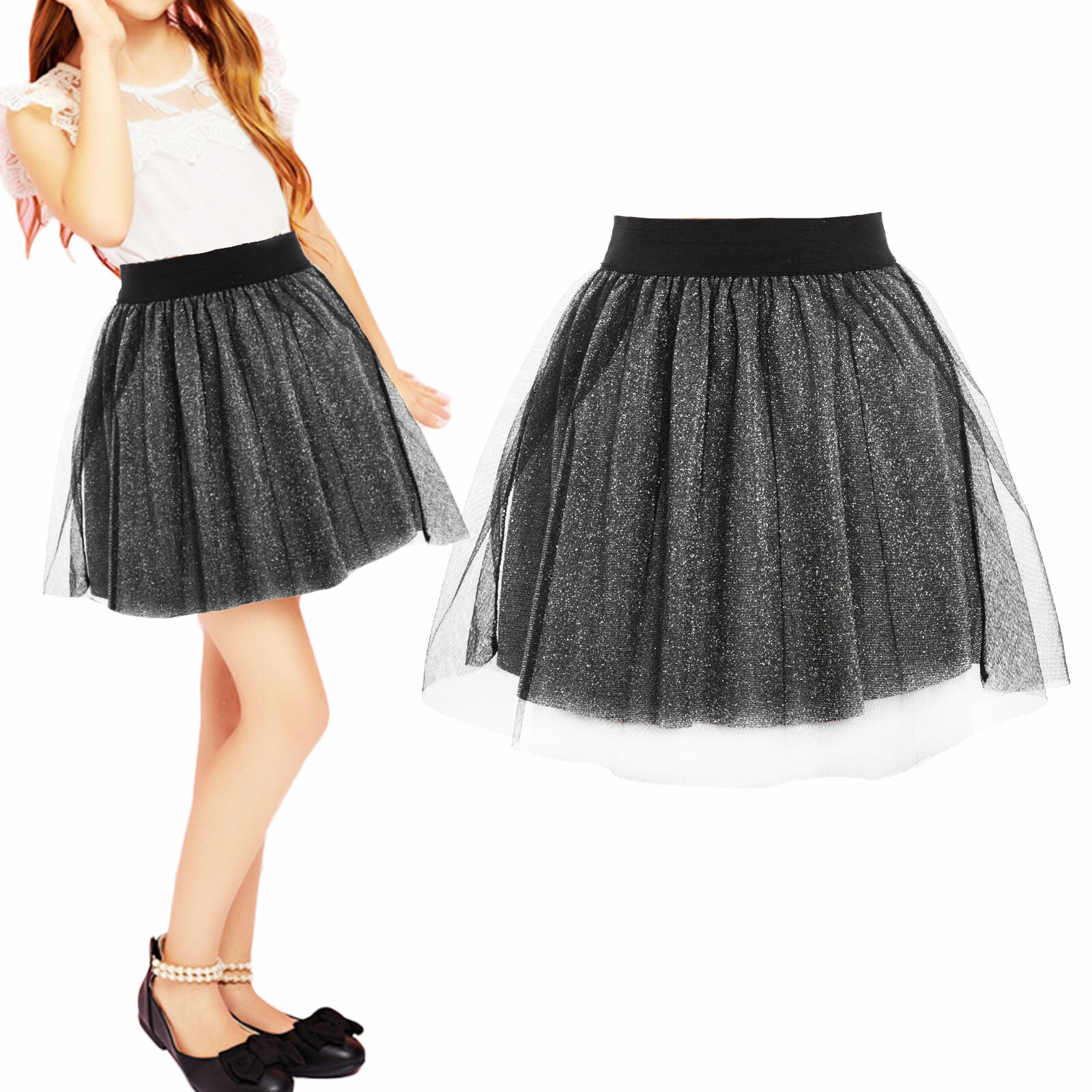 Jupe Fille Bebe Fille Voile Tulle Glitter Lurex Elegant Toocool Ebay