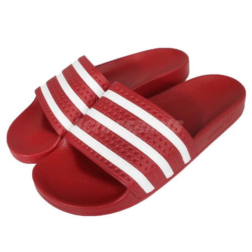 adidas adilette slides red