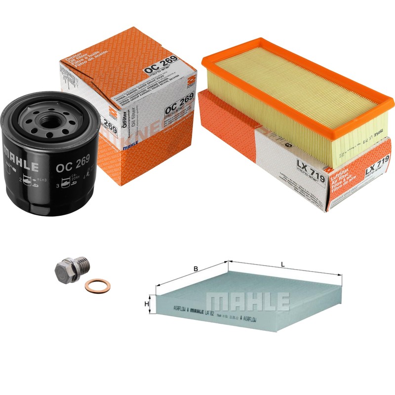 Mahle Inspection Set Convient Pour Rover 400 420 Di