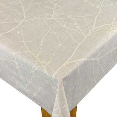 Wipe Clean Tablecloth PVC Vinyl Cover Wipeable Waterproof Table Cloth Protector