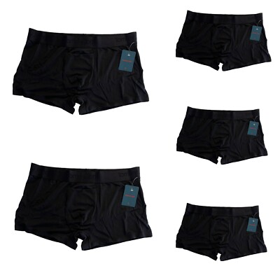 Tommy John (Pack of 5) Second Skin boxer brief Size XL 2'' Black