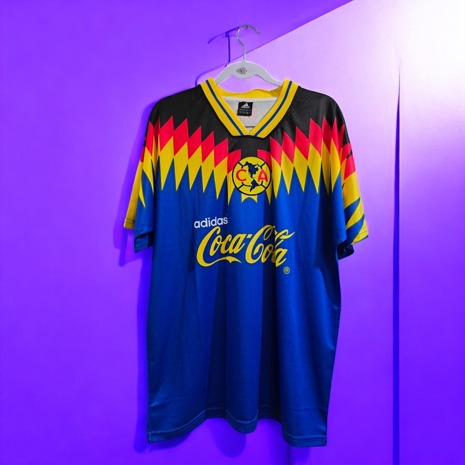Aguilas del America Away 94/95 - Vintage Jersey Soccer- Blue