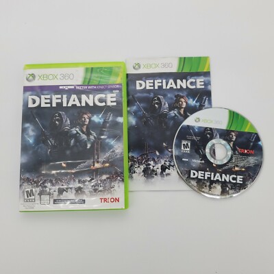 Defiance (Microsoft Xbox 360, 2013) with manual Free Fast Shipping 