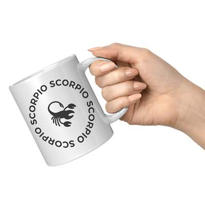 Scorpio White Mug