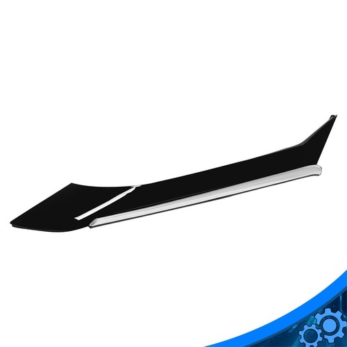 Для Nissan Maxima 2016-2021 Отделка молдинга задней правой стойки Черная с серебристым отливом