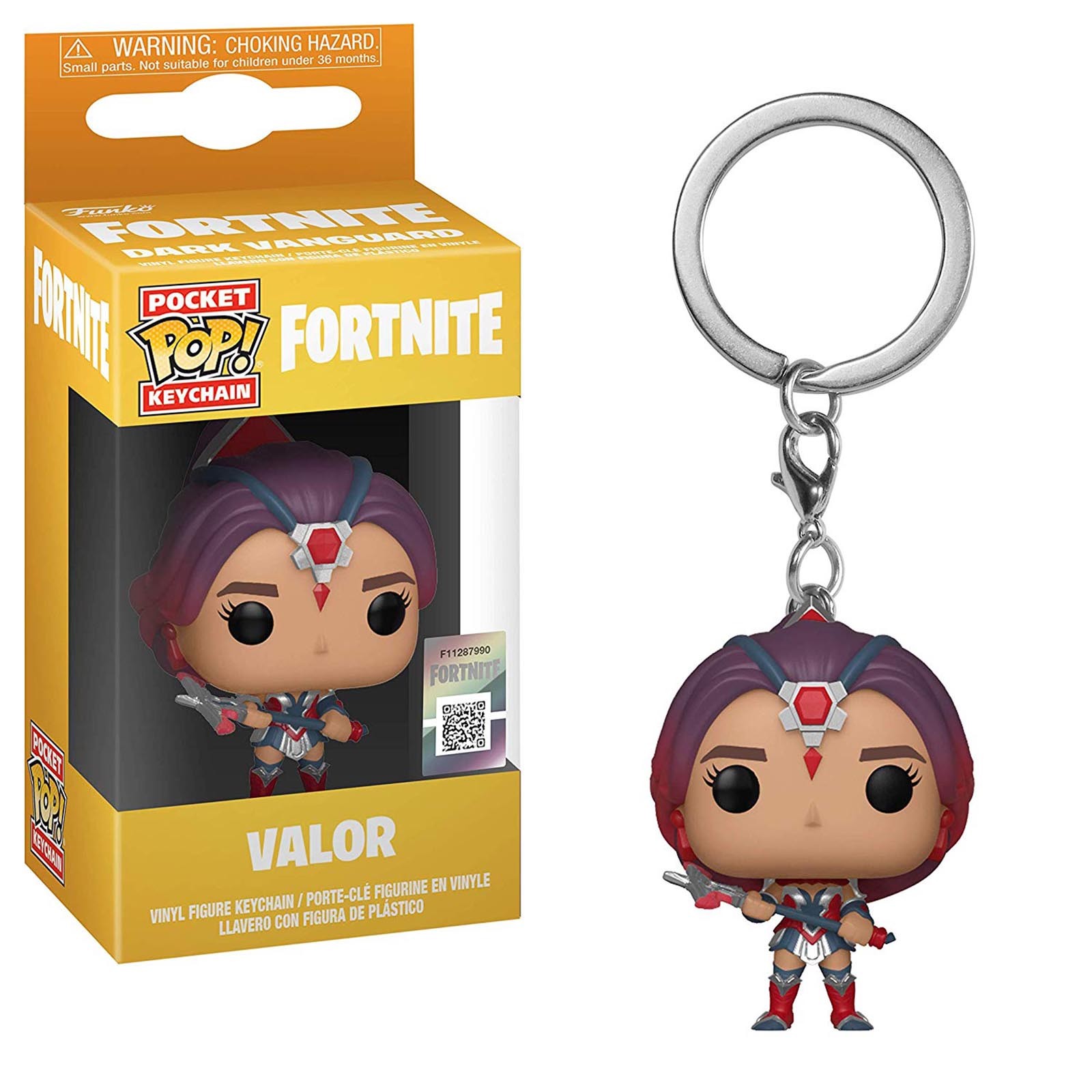 Брелок с виниловой фигуркой Funko Fortnite Pocket POP Valor НОВЫЙ В НАЛИЧИИ