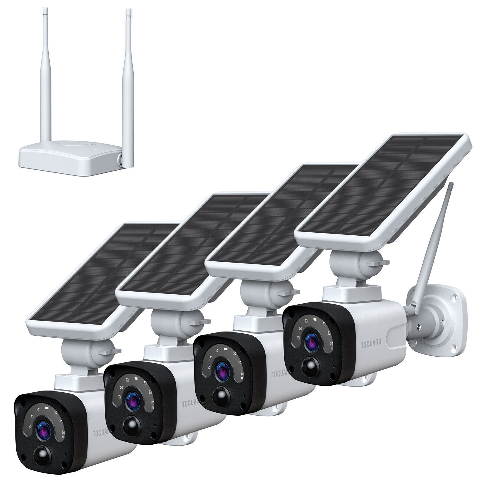 1080P Solar & Battery Powered Outdoor Wireless Audio Security Camera WifI System