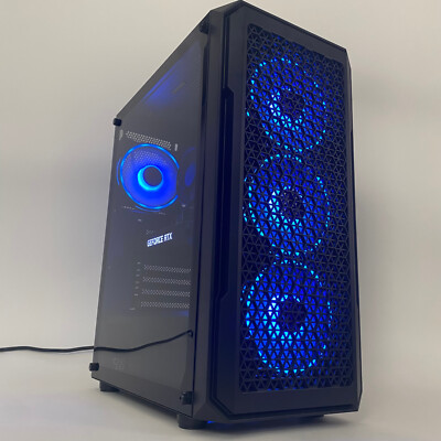Custom Gaming PC Desktop Computer Intel i7-11700 32GB 2TB SSD RTX 4060
