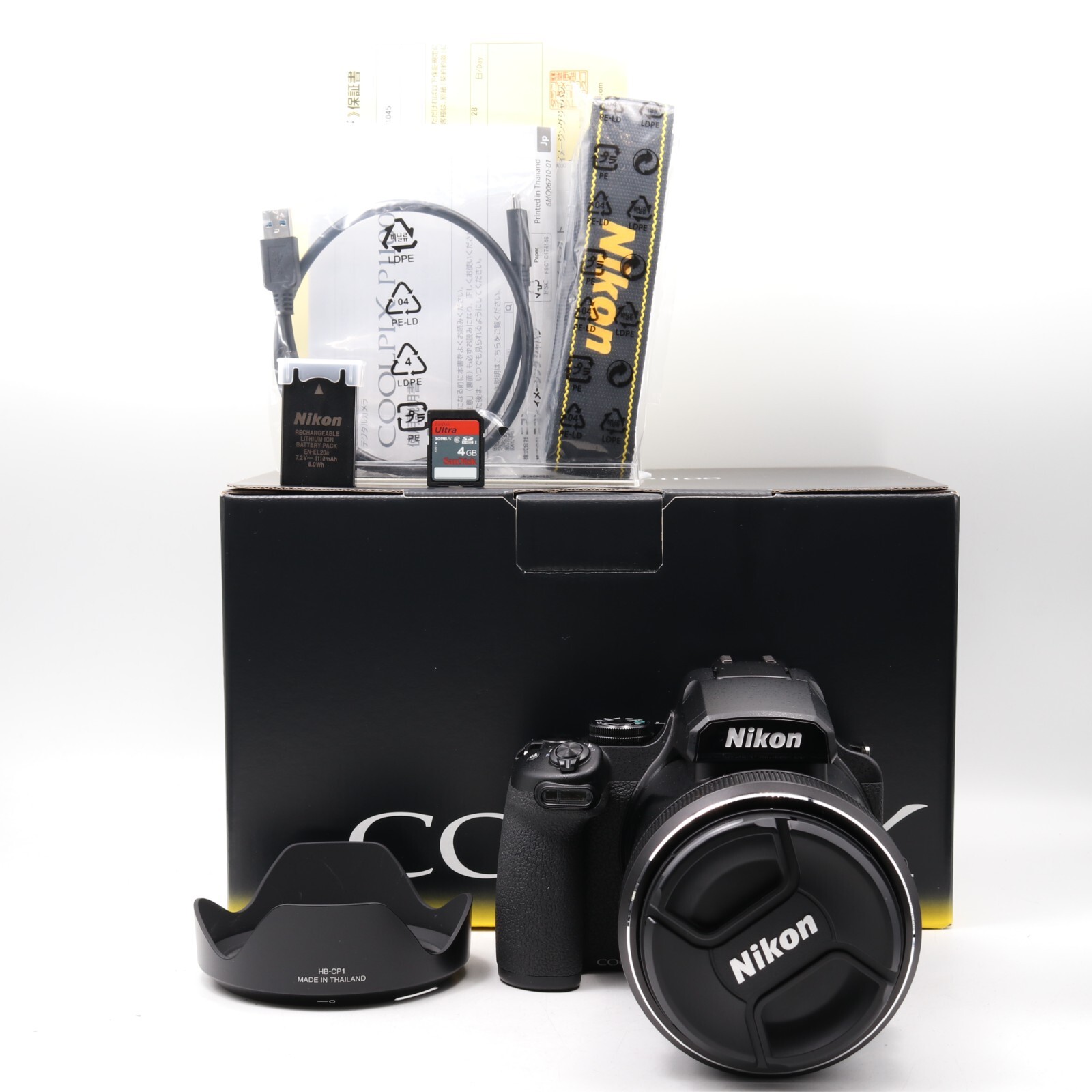 Top MInt]Nikon Coolpix P1100 16MP 4K Digital Camera with