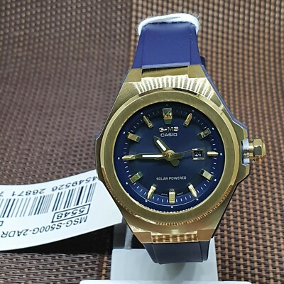 新品未使用CASIO腕時計 BABY-G G-MS MSG-S500G-2AJF Casio Baby-G MSG-S500G-2A Solar Powered Simple Elegant