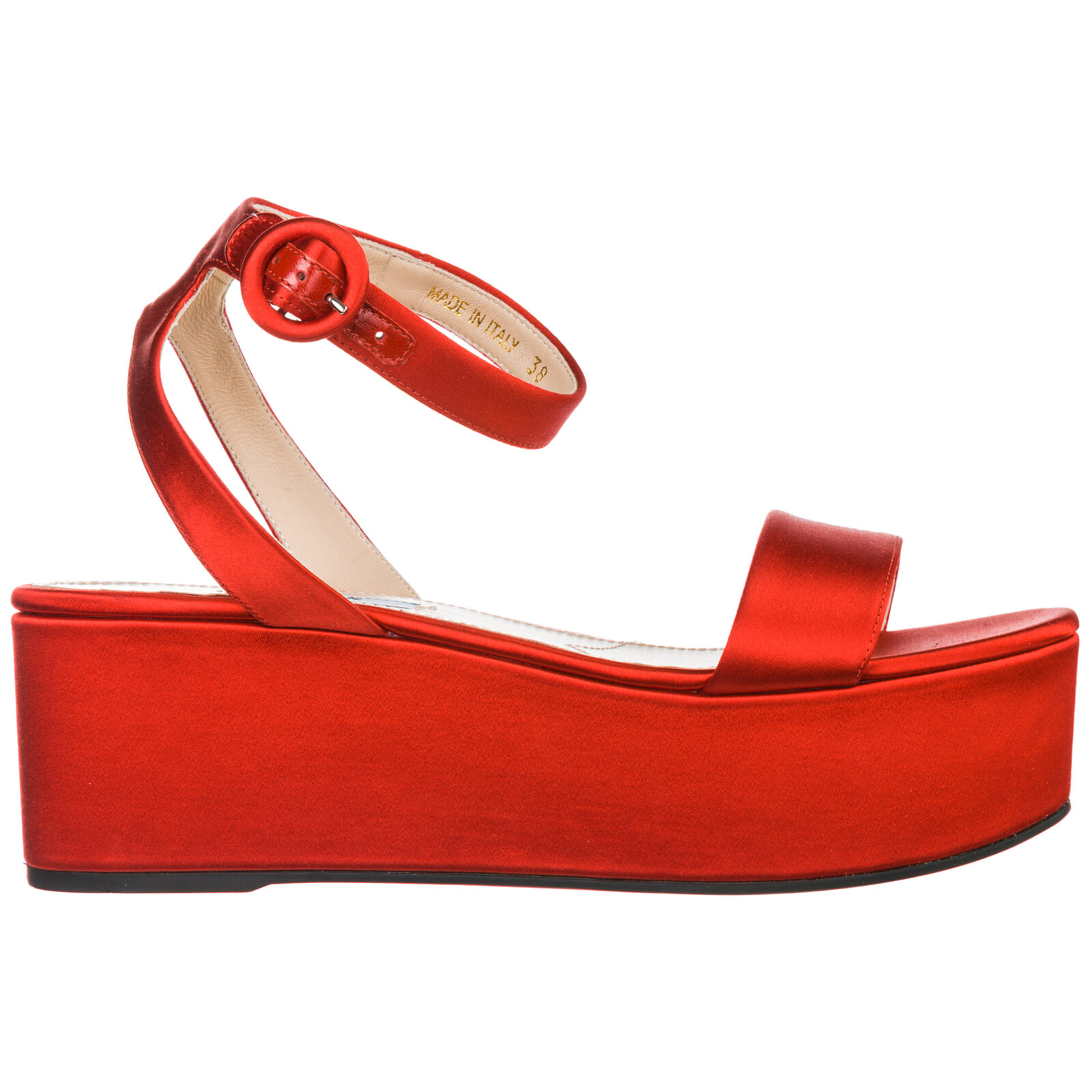 Prada sandales compensées femme 1XZ663_049_F068Z_F_060 h 6 cm talon compensé Ros | eBay