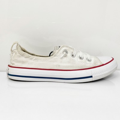 Converse Womens CTAS Shoreline 537084F Белые повседневные кроссовки, размер 8