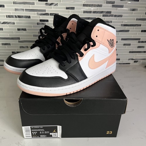 シューズ(男性用) JORDAN 1 MID \"WHITE/BLACK/CRIMSON TINT\" THE JORDAN 1 MID CRIMSON TINT TOE IS FIRE!! - YouTube